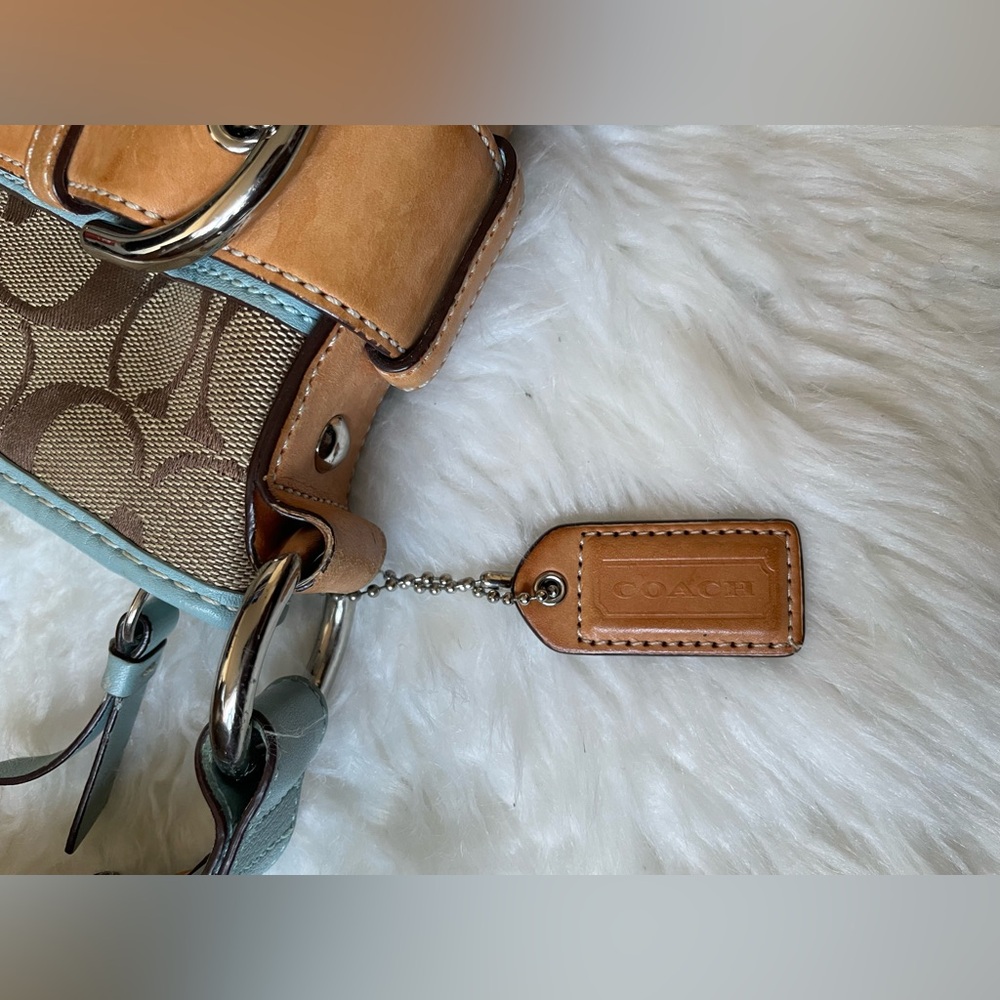 VINTAGE COACH SHOULDER BAG - Picture 5 of 10